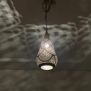moroccan pendant, brass pendant light, ceiling lamp, boho lighting decor, lantern lamp, moroccan chandelier, handmade brass lamp, lighting, oriental pendant, bohemian ceiling, etched brass light, warm ambient lamp, luxury home light