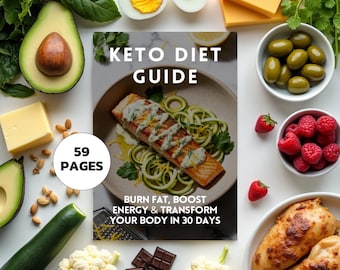 30-Day Keto Meal Plan: Easy Recipes, Weight Loss, Beginners and Busy Lifestyle (PDF)