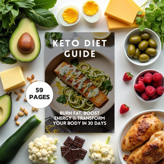 30-Day Keto Meal Plan: Easy Recipes, Weight Loss, Beginners and Busy Lifestyle (PDF)