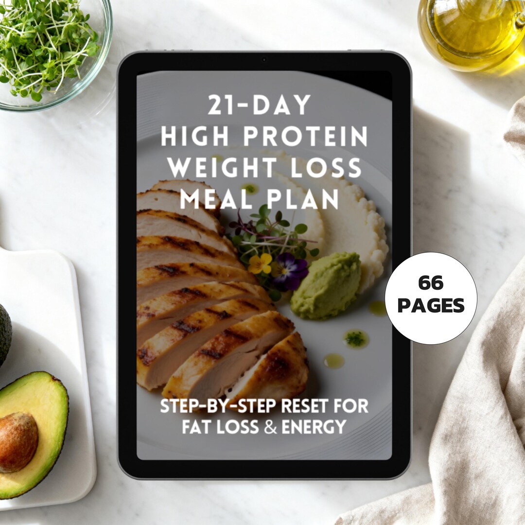 High Protein Meal Plan for Weight Loss: 21-day Fat Loss Reset (PDF) - Etsy