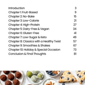 Healthy Dessert and Snacks Recipes: 100 Guilt-Free and Low-Sugar Treats (PDF) image 2