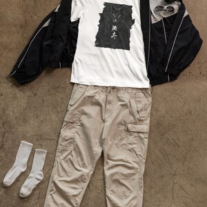 Kitsune T-Shirt | Japanese Fox Spirit Tee | Dark Fantasy, Mythology, Edgy Streetwear, Alt Clothing image 3