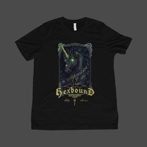 Gothic Unicorn T-Shirt: Dark Fantasy Graphic Tee, Ruby Avenue