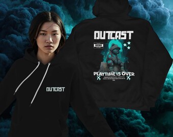 OUTCAST Hoodie | Moody Lone Wolf-tröja | The Moody Crew