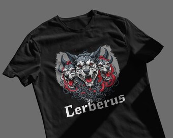 Cerberus-T-shirt: T-shirt Griekse mythologie - Dark Art Hellhound