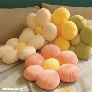 フラワーピロー、ソファ用の柔らかい装飾フラワークッション、子供部屋の装飾、クッション、美しい室内装飾ギフト、彼女へのギフト、クッション