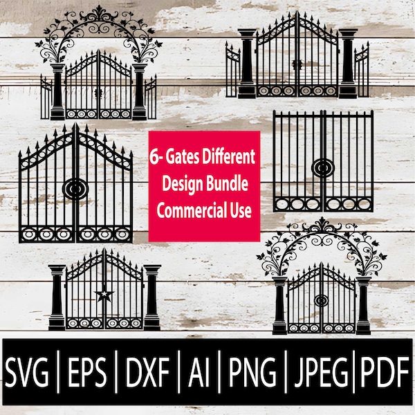 Laser Cut Gate Designs - Etsy