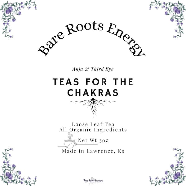 Tea for the Anja & Third Eye Chakras |  Bare Roots Energy