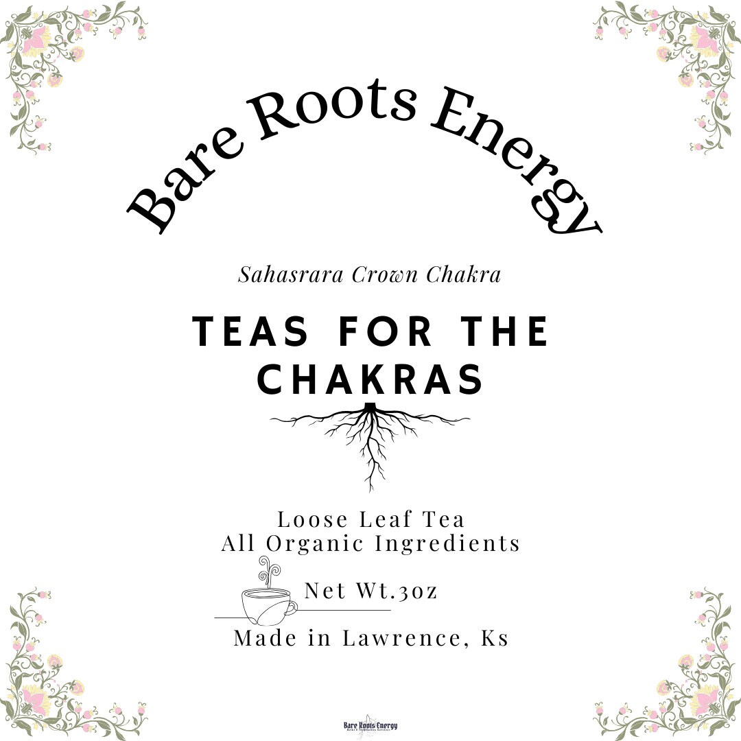Tea for the Crown Chakra | Non-caffeinated | Bare Roots Energy - Etsy
