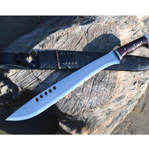 Handmade Nepalese/long hunting machete- kukri-kukuri-khukuri-ready to ship-18 inch Machete full tang