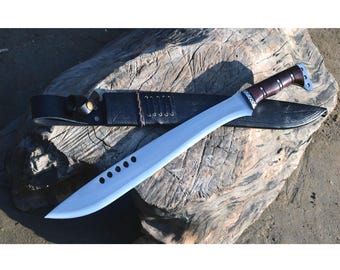 Handmade Nepalese/long hunting machete- kukri-kukuri-khukuri-ready to ship-18 inch Machete full tang