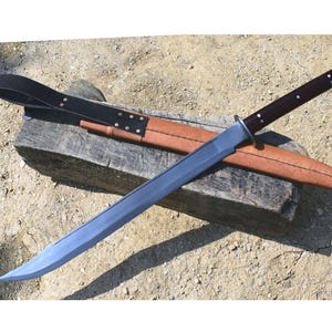 Handmade Nepalese/long hunting machete kukri-kukuri-khukuri-ready to ship-21.25 inch machete full tang