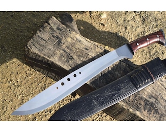 Handmade Nepalese/Kukri Machete-18-Inch Full Tang Hunting Blade