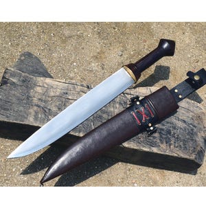 Handmade Nepalese/hunting seax machete kukri-kukuri-khukuri-ready to ship-15 inch Seax machete full tang