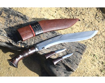 Handmade Nepalese/Gurkha Issue, traditional handmade kukri-khukuri-ready to ship-13 inches Sirupate full tang
