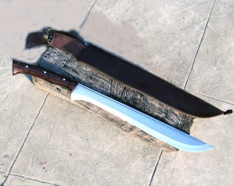 Handmade 20-Inches blade, Nepalese Kukri Machete: Full Tang handle