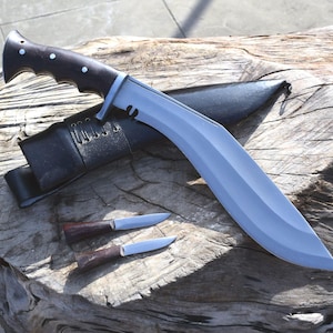 Handmade Nepalese/Gurkha Issue, traditional handmade kukri-khukuri-ready to ship-11.75&quot; Iraqi Full Tang Blade