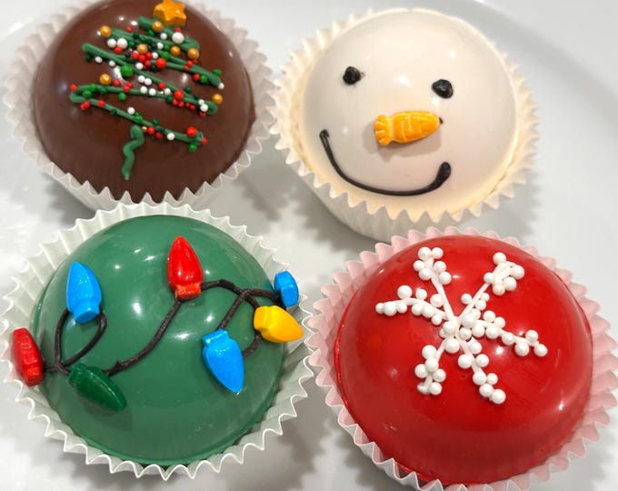 Hot Chocolate Bombs - Holidays - Christmas - Set of 4
