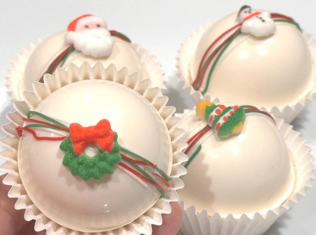 Hot Chocolate Bombs - Holidays - Christmas - Set of 4 Assorted - Etsy