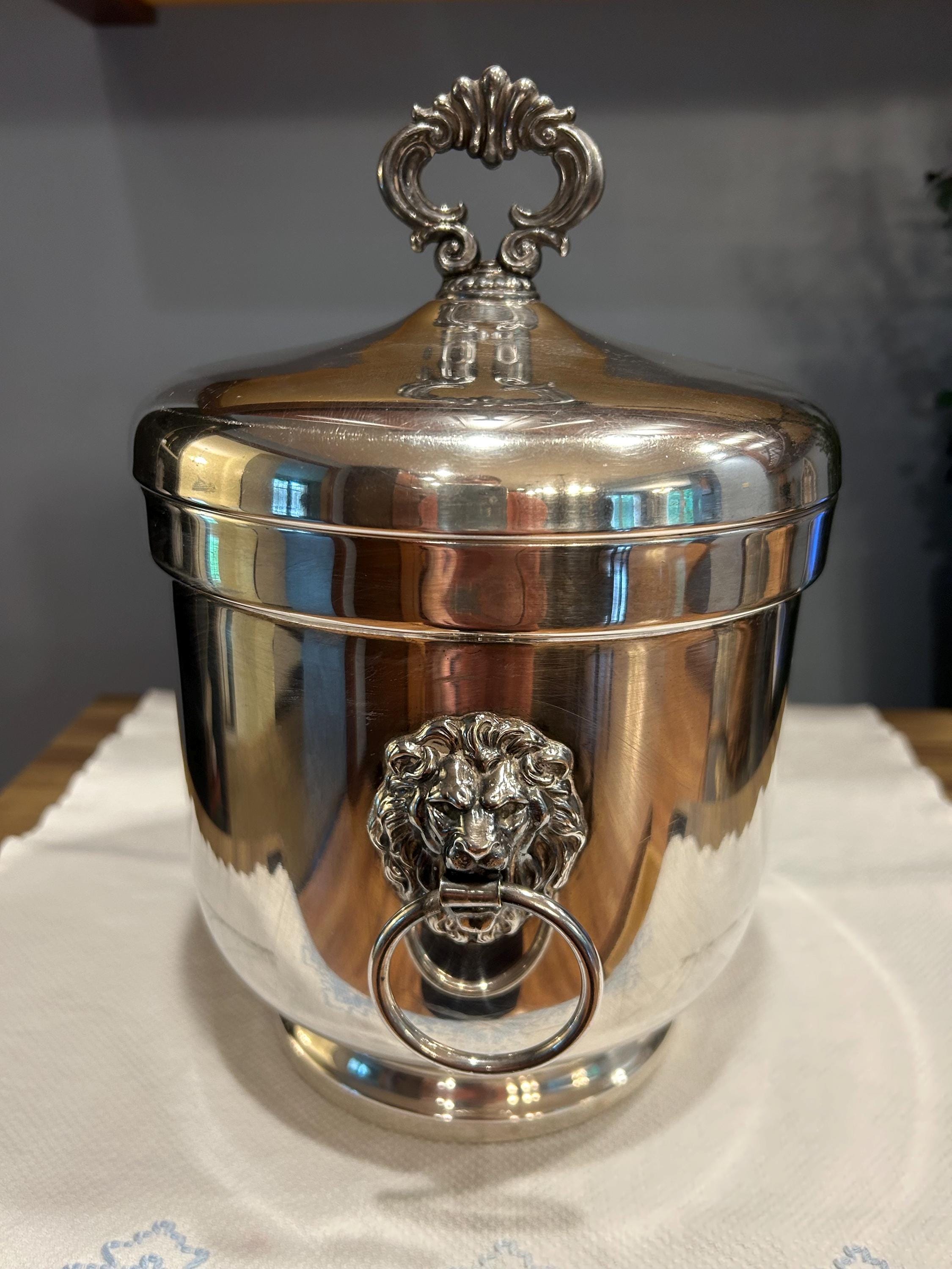 Lion Silver Bucket - Etsy