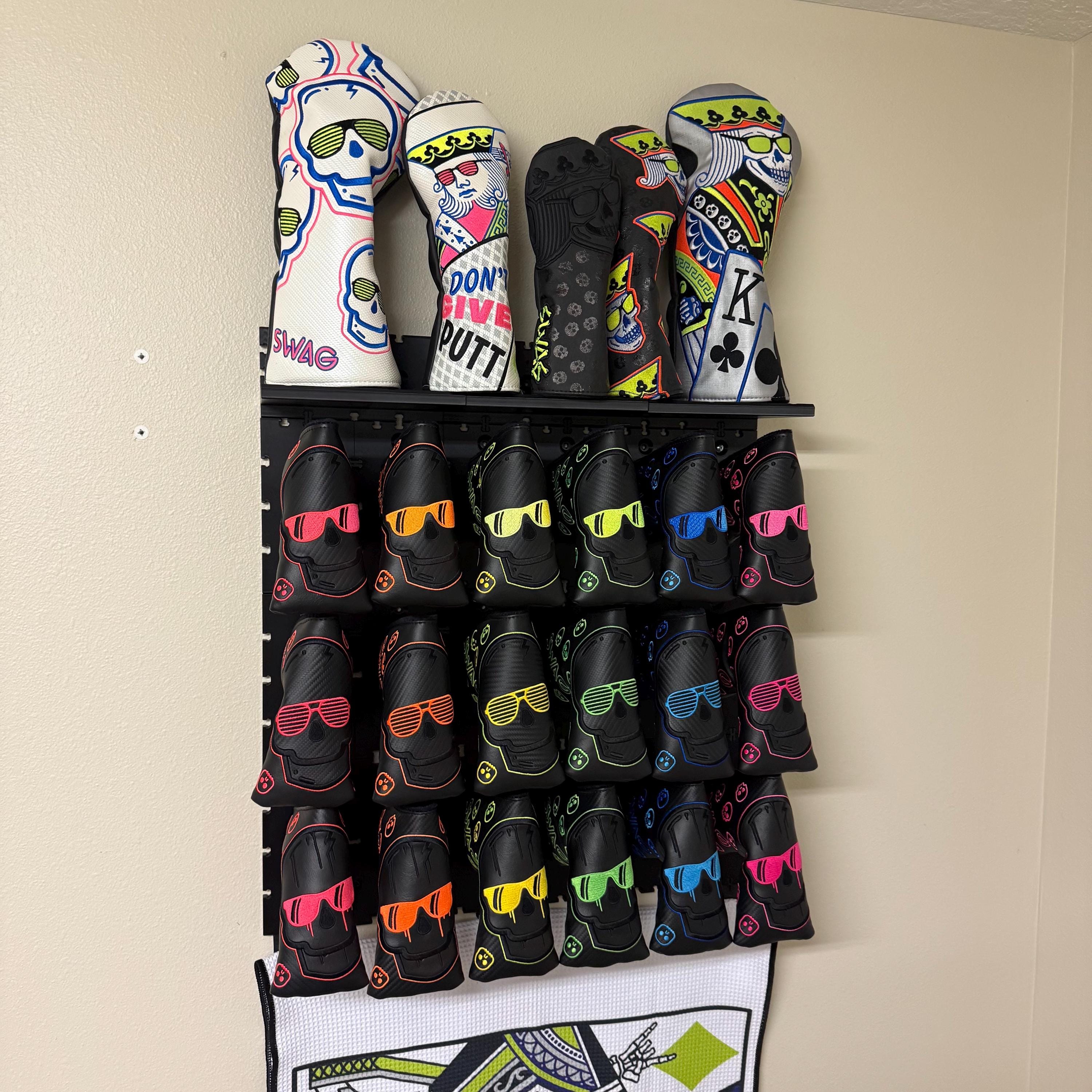 Headcover Rack Golf Headcover Display - GRIDS REGULAR - Etsy