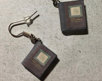 Tiny Book Earrings - Anne of Green Gables - Smaller Than a Penny