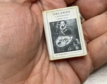 Virginia Woolf’s Orlando - Micro Mini Book - Brooch - Pin