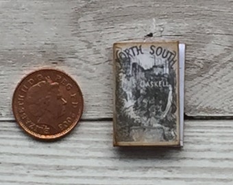 Micro Mini Book - Broach - Pin  "North and South"
