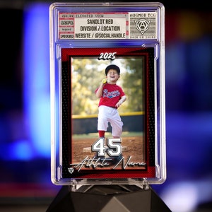 Carte collezionabili personalizzate della Little League Baseball