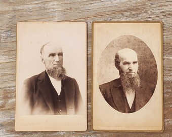 Vintage studio photo,  portraits of men, sepia tone