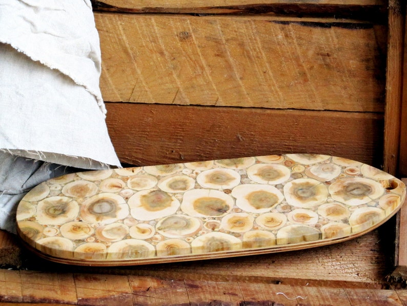 Juniper Wood Cutting Board Natural Handmade Breadboard Etsy