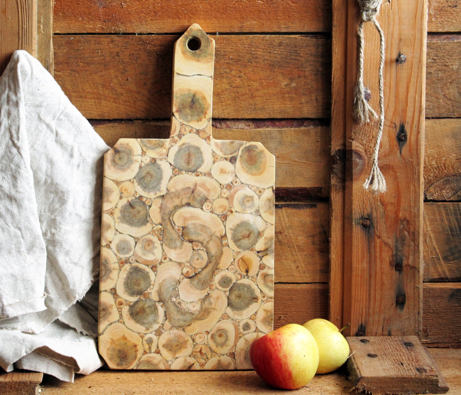 Wood Home Decor Rustic Kitchen Cutting Board Trivet Etsy