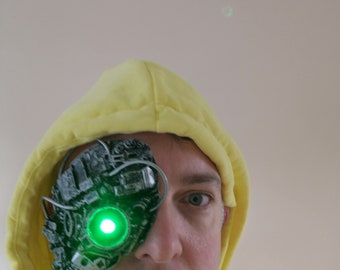 eye Cyberpunk borg style mask. (no straps) right sided.