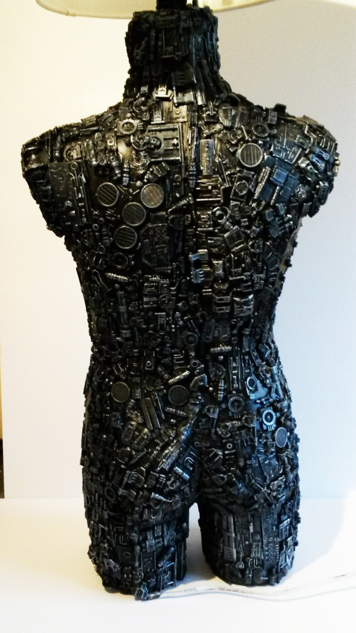 Techno Figure Lamp Base. Etsy