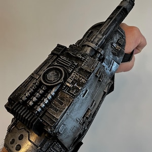 Laser blaster arm cyberpunk gauntlet