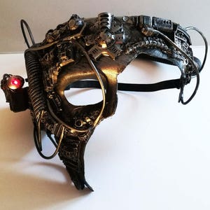 Borg star trek cosplay cyberpunk mask large,