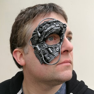 Cyberpunk borg style mask. (no straps)