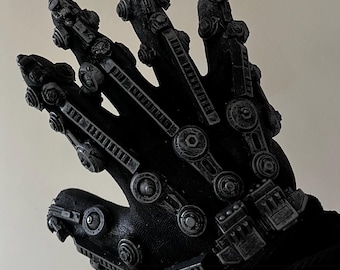 Cyberpunk Roboter Handschuhe