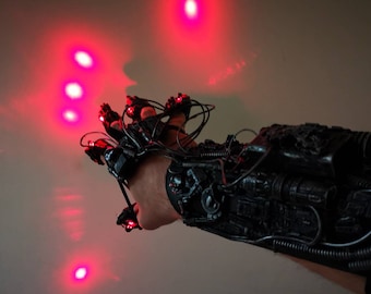 Star trek borg arm, cosplay cyborg costume piece. With laser fingers.