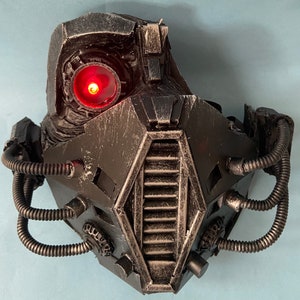 Star Wars  Darth Malgus inspired resporator mask with bionic eye Cosplay piece right eye