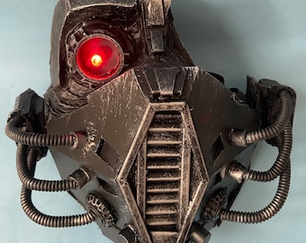 Star Wars  Darth Malgus inspired resporator mask with bionic eye Cosplay piece right eye