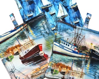 Boats, Sailboats or Golf Hot Pad, ONE Heavy Duty, Thick Pot Holder, Your Choice RTS