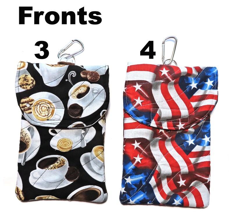 Quilted Phone Pouch Extra Large Cell Phone Holder Epi Pen Etsy