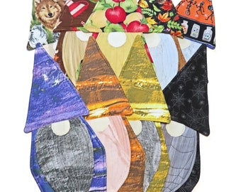 Artisan Gnome Trivet: Quilted Holiday Decor or Wall Hanging