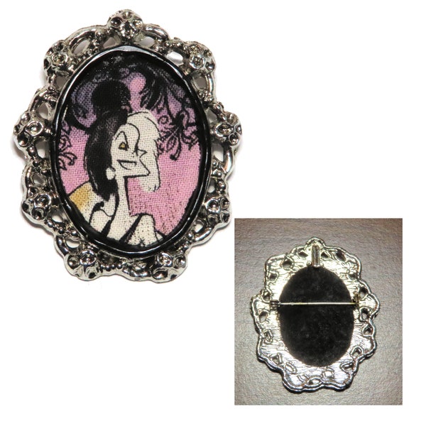 Cruella Deville Custom Jewelry Pin