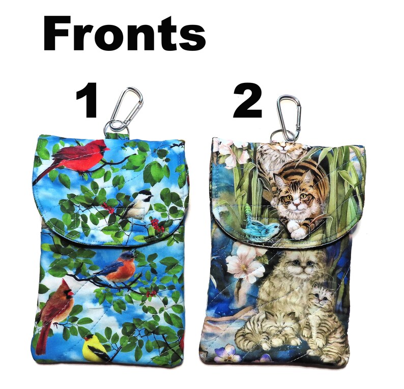 Quilted Phone Pouch Extra Large Cell Phone Holder Epi Pen Etsy