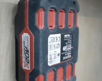 Supporto da parete per batteria Parkside X20V