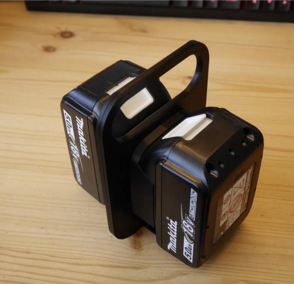 Accudrager voor Makita Tools - compacte, lichtgewicht houder voor eenvoudig opbergen en vervoeren
