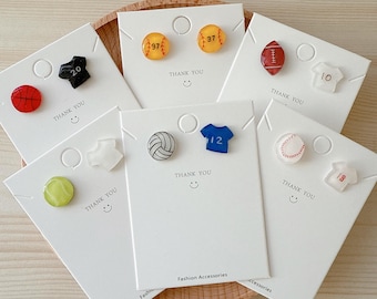 Sport Ohrringe//Fußball Ohrringe/Volleyball Ohrringe//Basketball Ohrringe/Baseball Ohrringe//Softball Ohrringe/Tennis Ohrringe/Sport Geschenk
