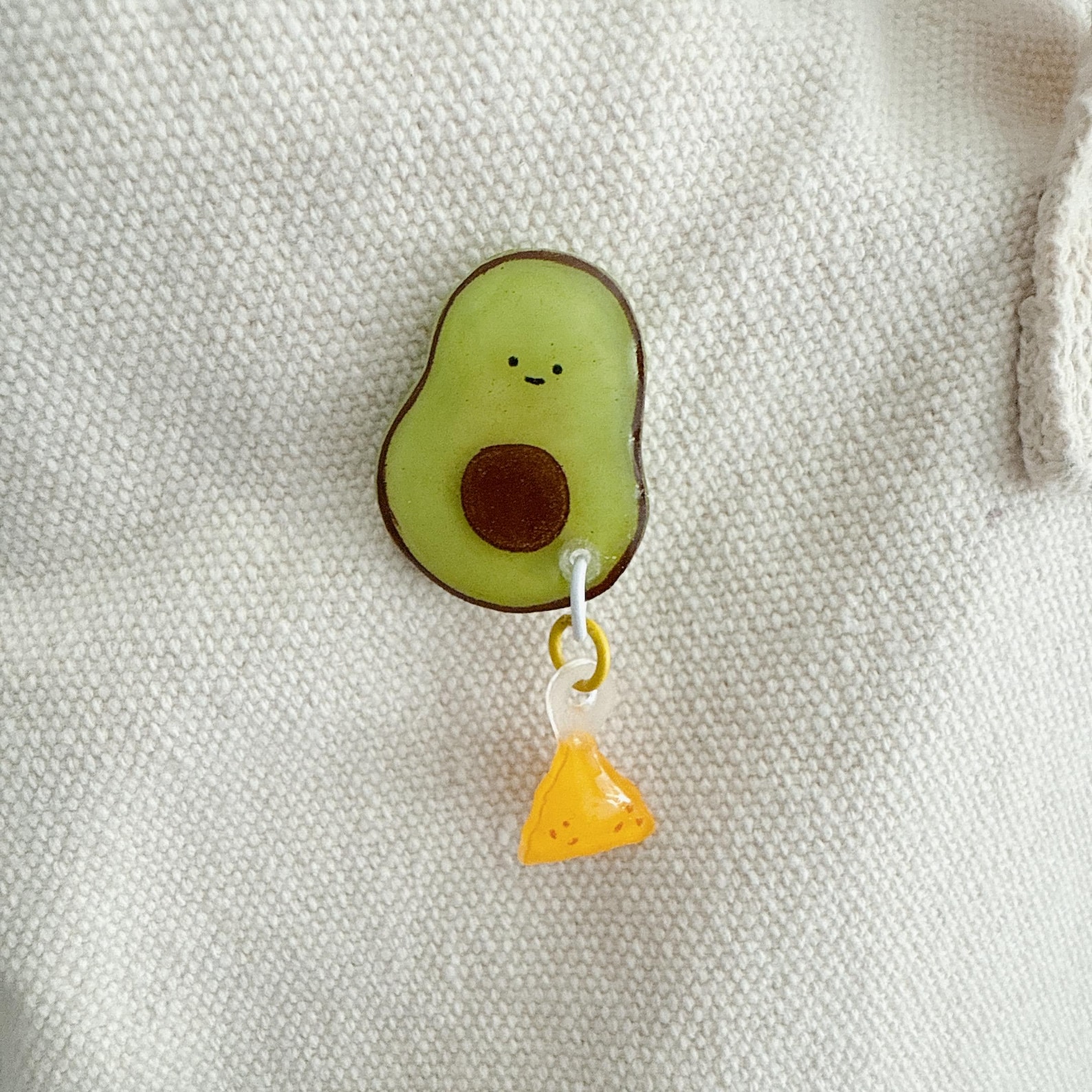 Avocado Pin//cute Handmade Pin//pin for Bags Hats//bag Accessory ...